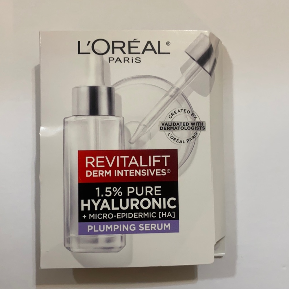 L’Oréal revitalift derm intensives 1.5% hyaluronic micro epidermic plump SAMPLE